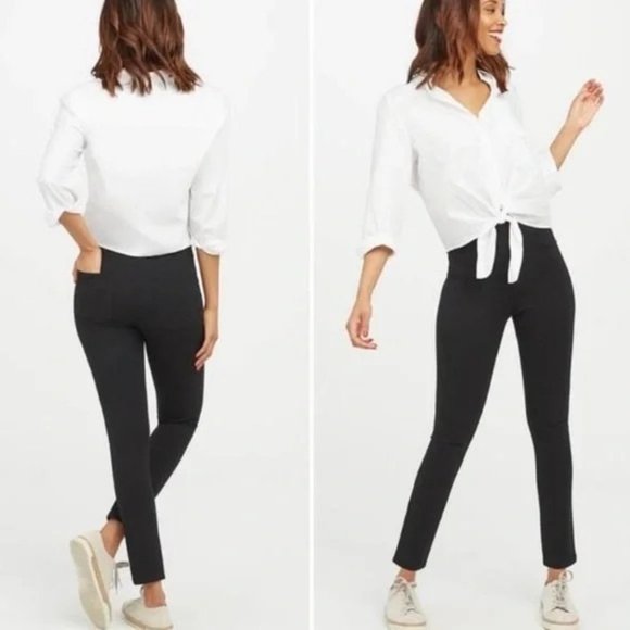 Spanx The Perfect Pant Ankle Backseam Skinny Size Small S/P - Picture 3 of 9